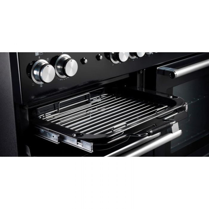 Rangemaster NEX110DFFBL/C Nexus 110cm Dual Fuel Range Cooker - Black
