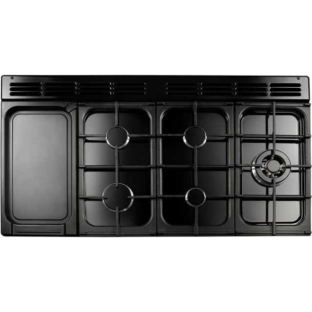 RANGEMASTER NEXSE110DFFBL/C 110CM RANGE COOKER IN BLACK CHROME 