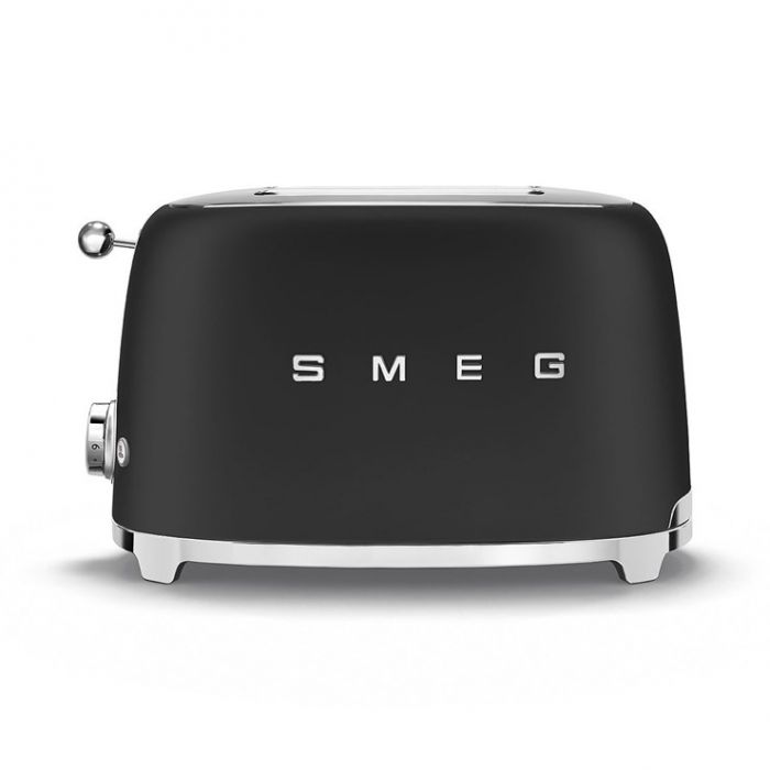 Smeg TSF01BLMUK 50's Style Two Slice Toaster - Matt Black