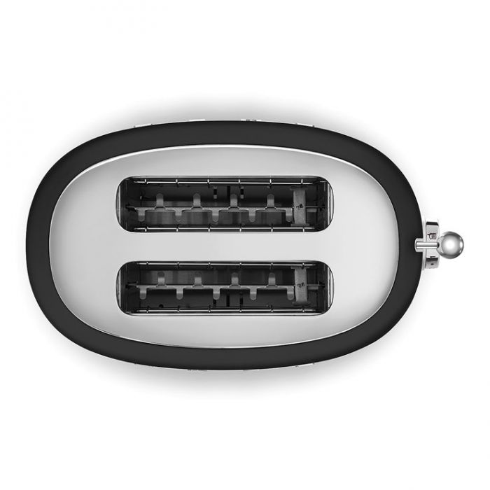 Smeg TSF01BLMUK 50's Style Two Slice Toaster - Matt Black