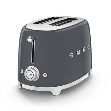 Smeg TSF01GRUK 50's Retro Style Toaster In Grey