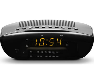 Roberts CR9971B Chronologic VI FM Clock Radio In Black