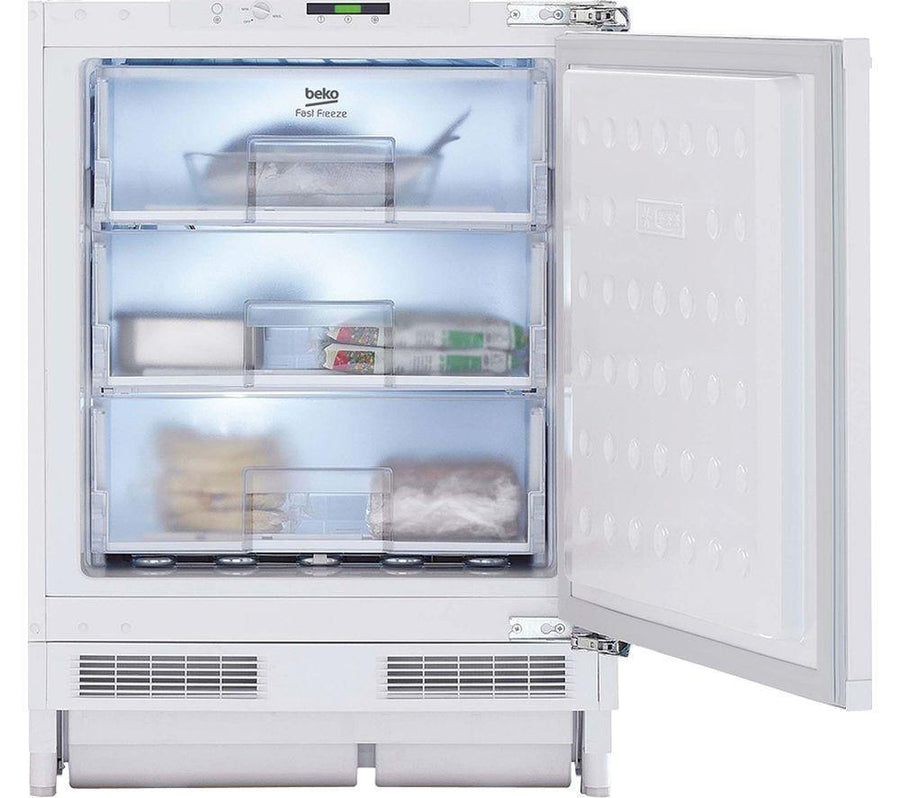 Beko BSFF3682 Integrated Under Counter Freezer with Fixed Door Fixing Kit - Basil Knipe Electrics