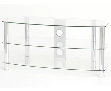 TTAP Vantage 800 TV stand - Clear Glass [TVs up to 40'']